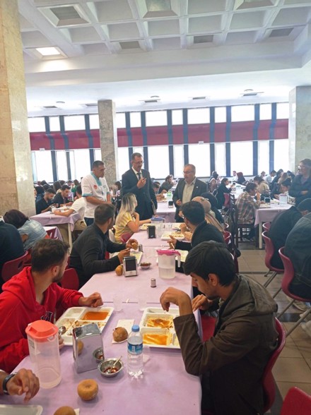 Rektör Yardımcımız Prof.Dr. Emrullah EKEN'in Öğrenci Yemekhanesi Ziyareti...